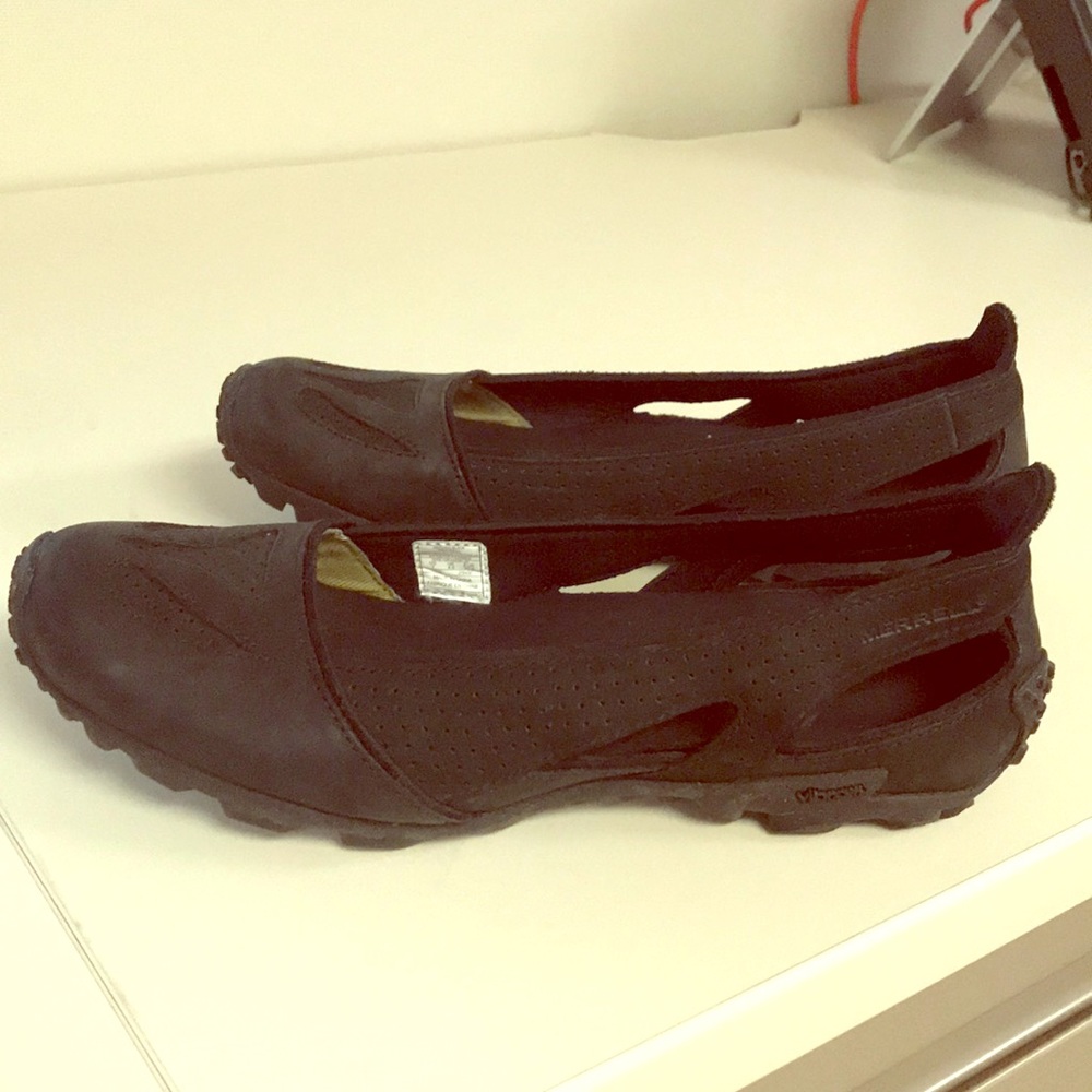 Merrell Oceania Black Flats Size 7